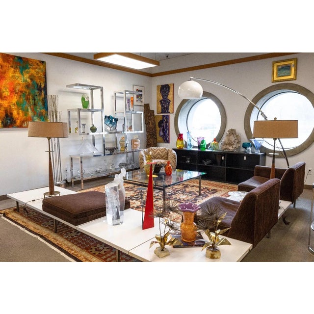 Herman Miller George Nelson for Herman Miller Modular Steel Frame 2-Piece Seating & Table 60s - 2 Pieces For Sale - Image 4 of 10