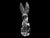 Large French Daum Crystal Rabbit For Sale - Image 4 of 9
