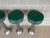 Duro Chrome 1950's Drug Store/Soda Fountain Swivel Top Stools - Set of 4 For Sale - Image 4 of 8