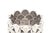 Metal Late 20th Century Fred of Paris 18k White Gold 12mm Wide 3 Tier Crown Band Ring - Size 7.25 For Sale - Image 7 of 8