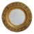 Bavarian China Dinner Plates with Raised 24 Carat Gold - Set of 12 For Sale
