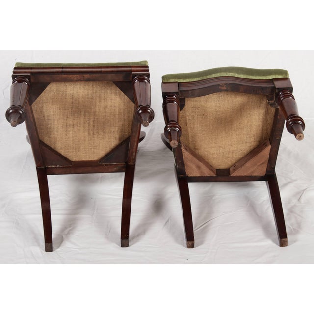 Antique Victorian Mahogany Chairs with Balloon Backs, 1840s, Set of 8 For Sale - Image 15 of 18