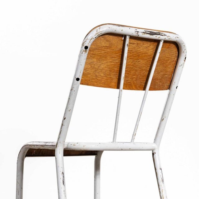 Wood French Mullca Dining Chairs, 1960s, Set of 4 For Sale - Image 7 of 11