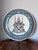 Hand painted Turkish Islamic Calligraphy Wall Platter, Wall Plate 14” diameter and height; 1” depth when mounted on the...