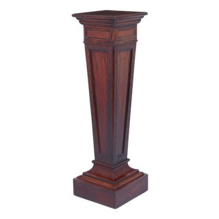 Georgian Style Mahogany Pedestal Stand, 1920s For Sale