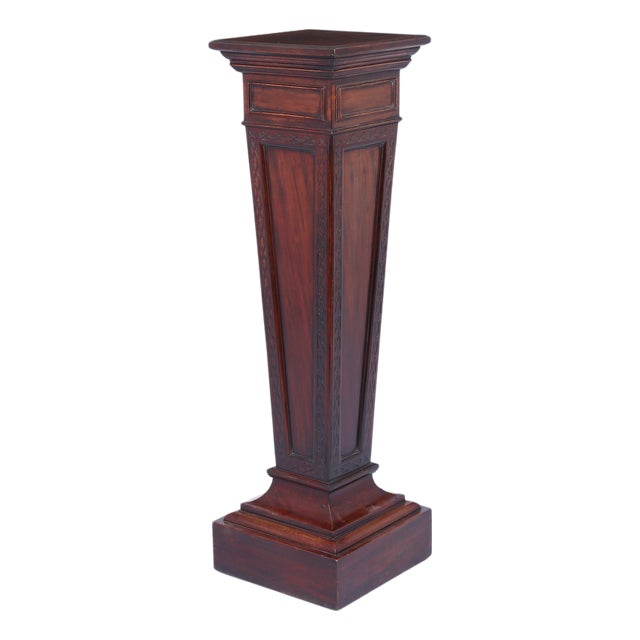 Georgian Style Mahogany Pedestal Stand, 1920s For Sale