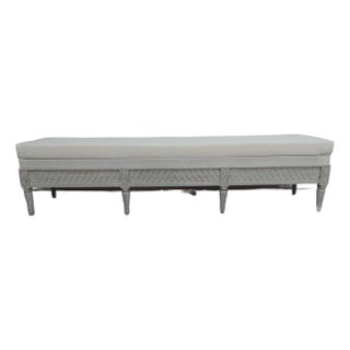 Swedish Gustavian Style Bench For Sale