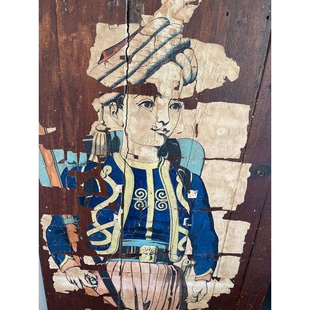 Coffee The Silent Guard: A Collection of 19th-Century French Military Panels For Sale - Image 8 of 11