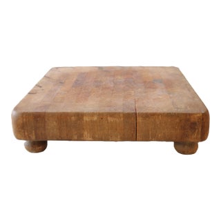 Mid-Century Butcher Block Chopping/Carving Board For Sale
