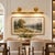 Designed to bring focused illumination to artwork, this handcrafted brass picture light features an elongated cylindrical...