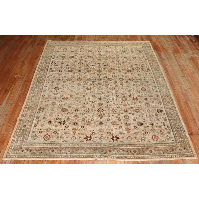 Persian Antique Zabihi Collection Persian Bidjar Rug - 8'3" x 11'6" For Sale - Image 3 of 12