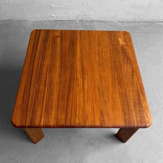 1970s Scandinavian Modern Teak Coffee Table For Sale - Image 11 of 11