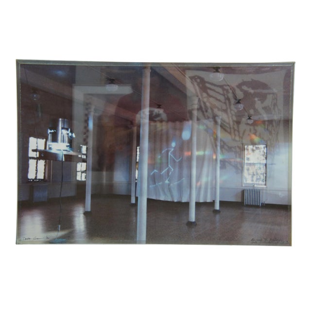 1990s Susan Dallas-Swann Equinox Exhibit Installation Light Photograph, Framed For Sale