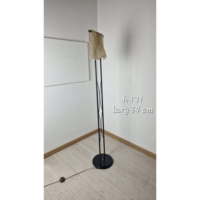 Floor Lamp in Iron, Brass and Glass by Rossini, 1980s For Sale - Image 14 of 14