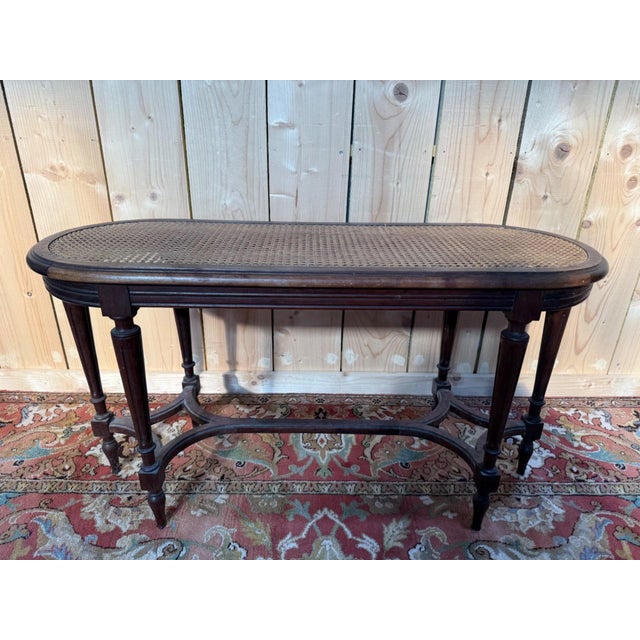 Piano Bench with Tapered Legs, 1890s For Sale - Image 6 of 6