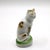 Victorian Antique English Staffordshire Miniature Pottery Seated Cat, C. 1850–1880 For Sale - Image 3 of 10