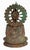 A Lovely Vintage Metal Buddha Statue with oxidized green patina.