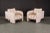 Postmodern Post-Modern Channel Tufted Lounge Chairs, Attributed to Vladimir Kagan, 1980s - A Pair For Sale - Image 3 of 12