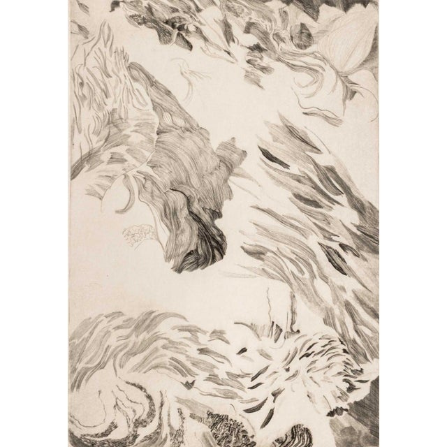Howard Norton Cook (American, 1901-1980), Abstract Floral Composition, Etching on Paper, signed in pencil "Howard Cook"...