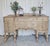 Farm House Walnut, Sideboard Cabinet, Beautiful piece with original wooden knobs, Jacobean Style. Featuring four...