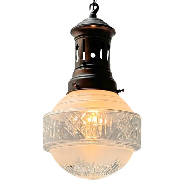 Art Nouveau Pendant Lamp, 1900s For Sale - Image 6 of 9