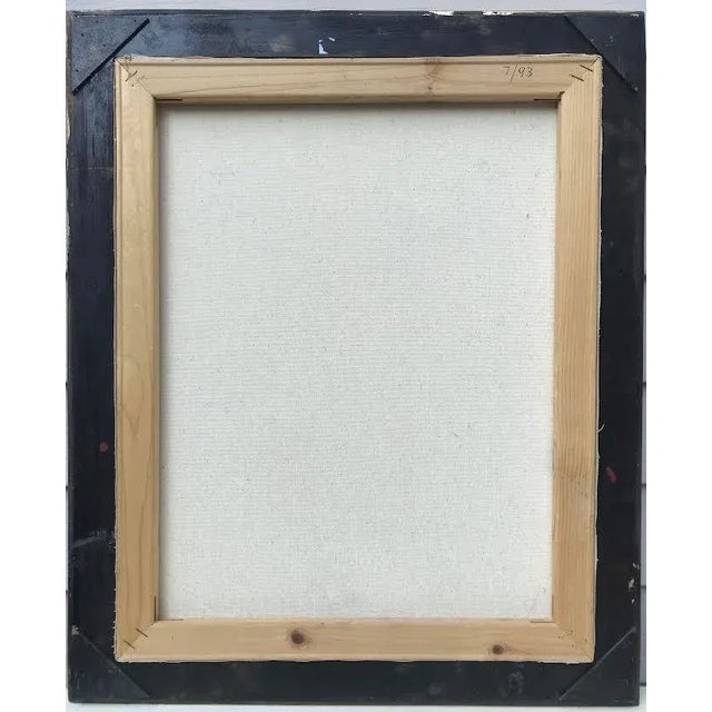 Paint Vintage Impressionist Oil Painting of Pink Roses by Darlene Nolan For Sale - Image 7 of 8