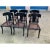 Modern Klismos Ebony Dining Chairs - Set of 6 For Sale In San Diego - Image 6 of 6