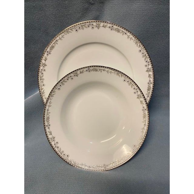 Flowering Meadow by Gorham Dinner Plate and Large Soup Bowl- 2 Pieces For Sale - Image 13 of 18