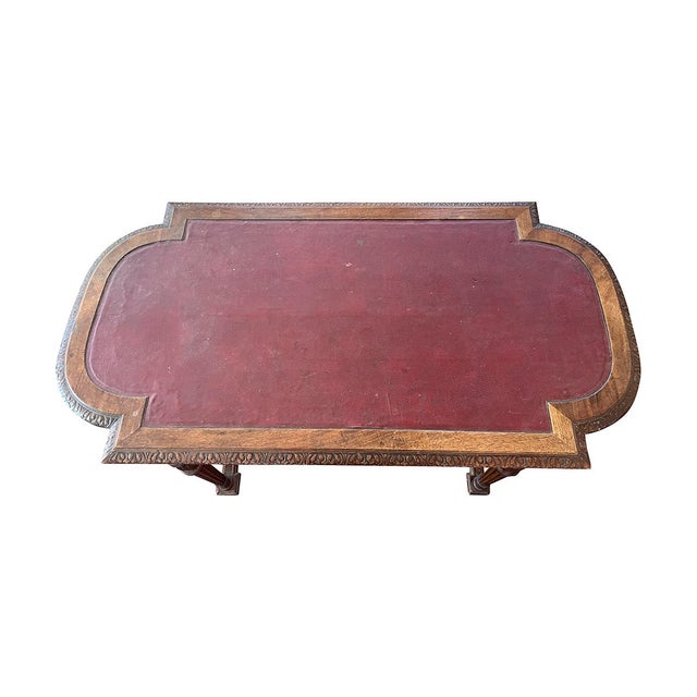 Antique French Louis XVI-Style Bureau Plat For Sale In New Orleans - Image 6 of 6