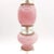 Rose 1920's Art Deco Rose Quartz/ Rock Crystal Heavy Specimen Table Lamp by e.f. Caldwell For Sale - Image 8 of 12