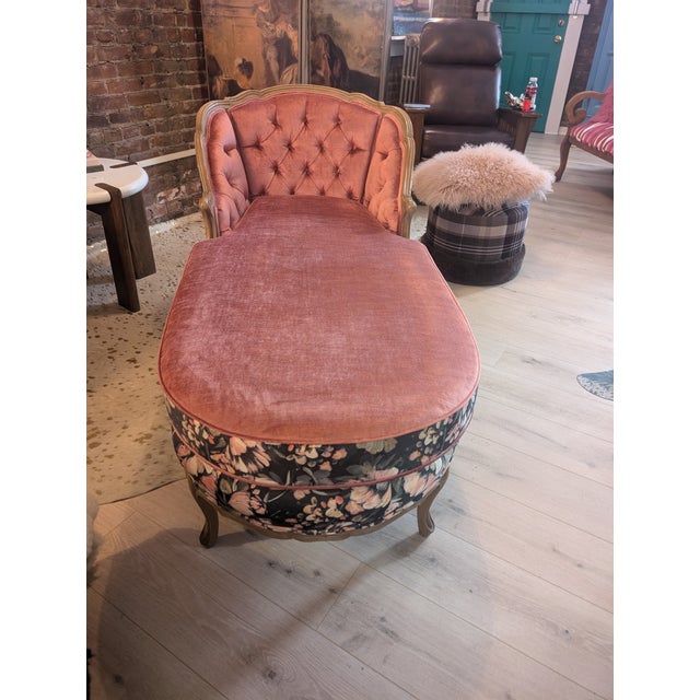 1940s Vintage French Chaise For Sale - Image 10 of 12