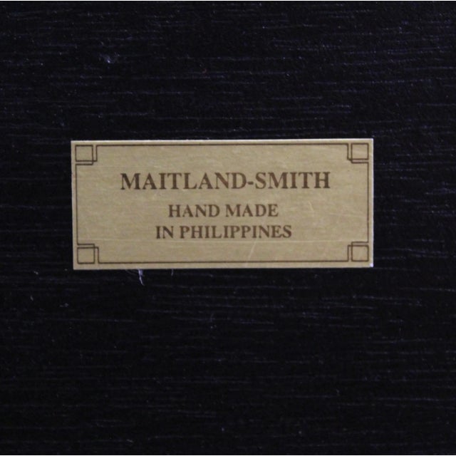 Maitland Smith, made in the Philippines, in the 1980s, large 6' x 4' wall art comprised of elaborately detailed, multiple...