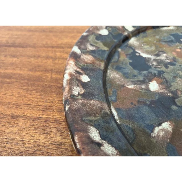 Ceramic Mid-Century German Studio Pottery Bowl, 1960s For Sale - Image 7 of 11