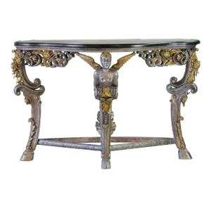 20th Century French Louis XV Rococo Style Side Table and Console Table