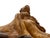 Large Carved Mahogany Sculpture of Two Reclining Women, Circa 1970s For Sale - Image 11 of 18