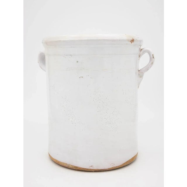 19th century French confit pot or jar. Handcrafted and with the traditional two handles. Originally used to store and...