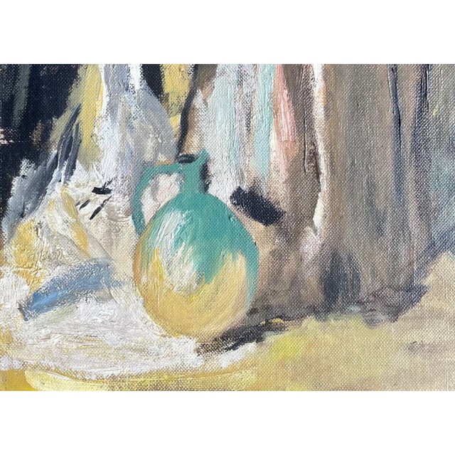 1960s Expressionist Oil Painting on Board For Sale - Image 4 of 5