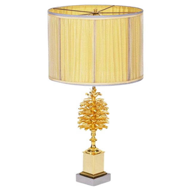 Bronze Lamp from Maison Charles, 1970s For Sale