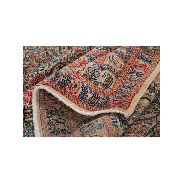 Traditional 1950s Old Persian Kerman Area Rug 10x12 For Sale - Image 3 of 8