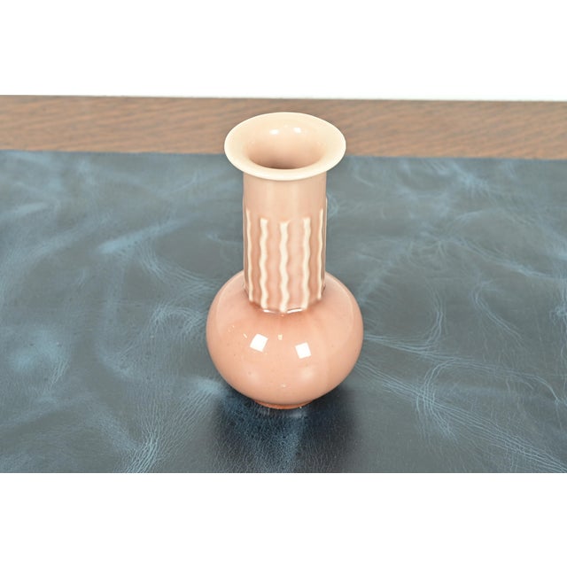 A gorgeous Arts & Crafts or Art Deco period glazed art pottery vase By Rookwood Pottery USA, 1944 Glazed ceramic, in a...