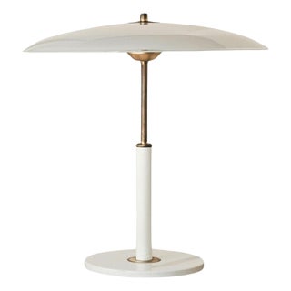 Large Solist Table Lamp in Metal, Brass and Opaline Glass from Ikea, 1990s For Sale
