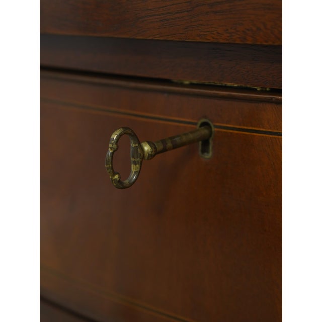 Baker Historic Charleston Mahogany Bow Front Dresser For Sale In Philadelphia - Image 6 of 18