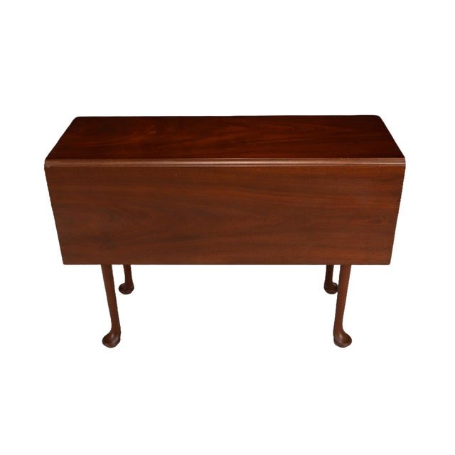 Kittinger Wa-1022 Colonial Williamsburg Mahogany Drop Leaf Table For Sale - Image 9 of 11