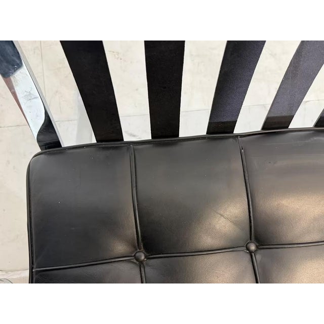 Leather Barcelona Chair by Ludwig Mies van der Rohe for Knoll Inc. For Sale - Image 14 of 18