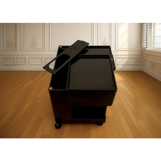 Black Boby Cart by Joe Colombo for Bieffeplast For Sale - Image 5 of 7