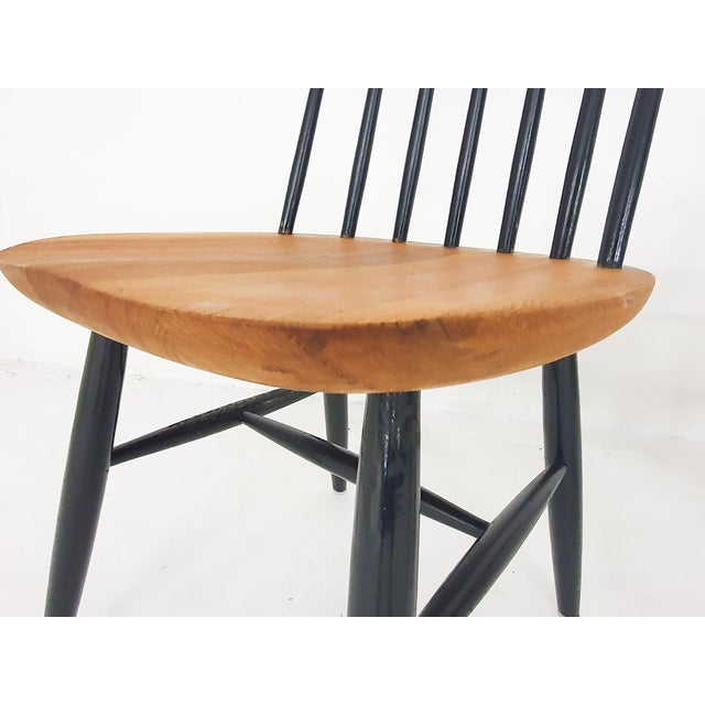 Spindle Back Chairs, the Netherlands, 1960s, Set of 4 For Sale - Image 9 of 15