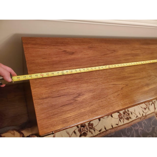 Vintage Drexel Burl Wood Dining Room Set – Complete Suite With Original Receipts For Sale In Baltimore - Image 6 of 17