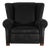 Large Danish Art Deco Lounge Chair with Black Fabric in the style of Fritz Hansen, 1930s For Sale