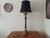 Hollywood Regency Vintage Black & Gold Neoclassical Table Lamp With Ornate Cast Metal Base For Sale - Image 9 of 12