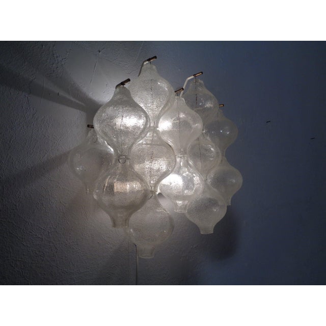 Metal Tulip Sconce by J. T. Kalmar for Kalmar Franken KG, Austria, 1960s For Sale - Image 7 of 11